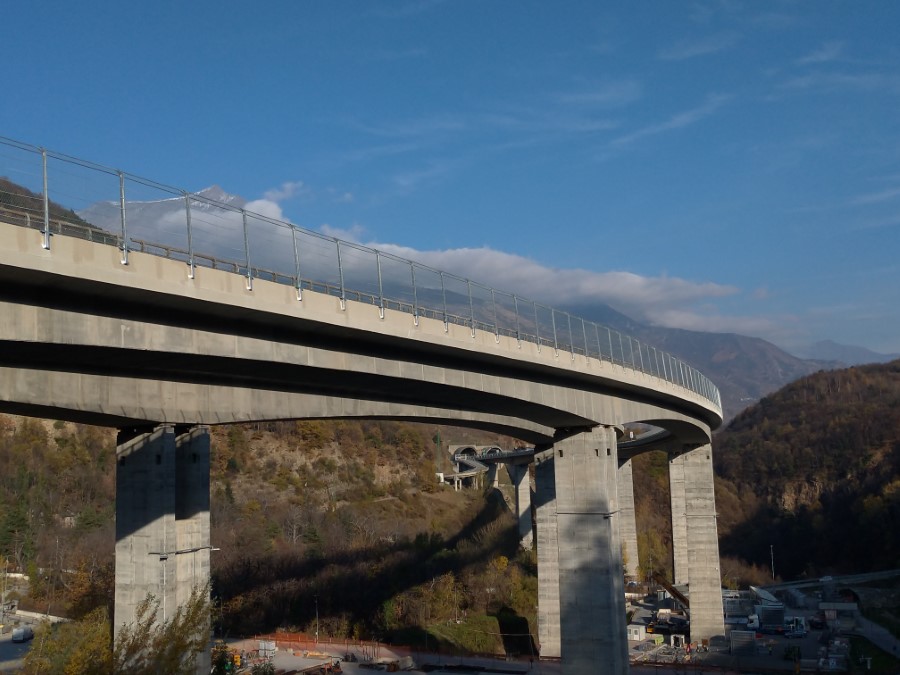 A32 Ponte Clarea – Debris Fence stradale