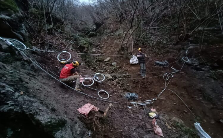 La barriera debris alle prime fasi